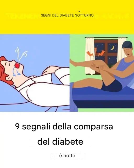 9 sintomi del diabete che compaiono di notte