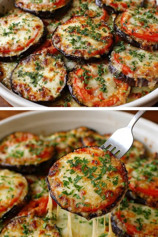 Melanzane al forno con pomodori e scamorza: ricetta contadina!